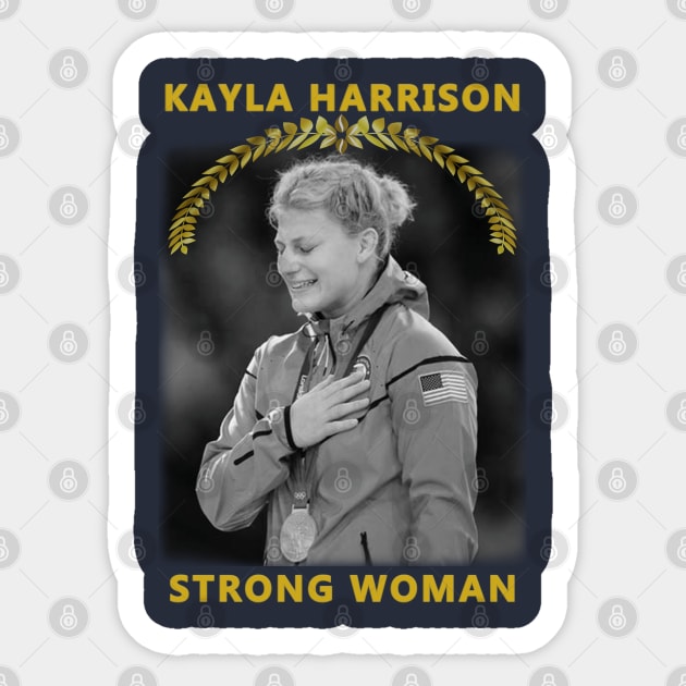 Kayla Harrison - Strong Woman Sticker by MotoGirl